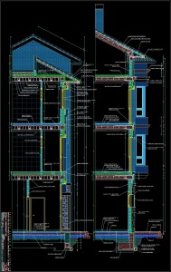 Viviendas Calle Constitucion detalle constructivo N